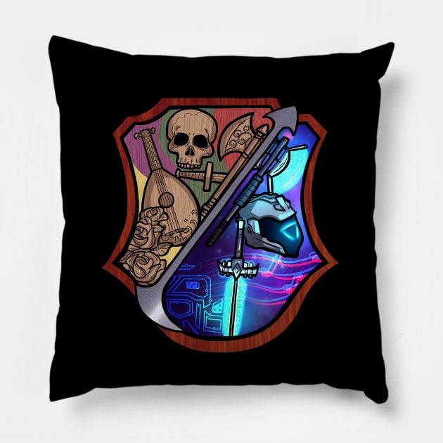 OBP Commissions Shield Pillow by Off the Beaten Path Musical