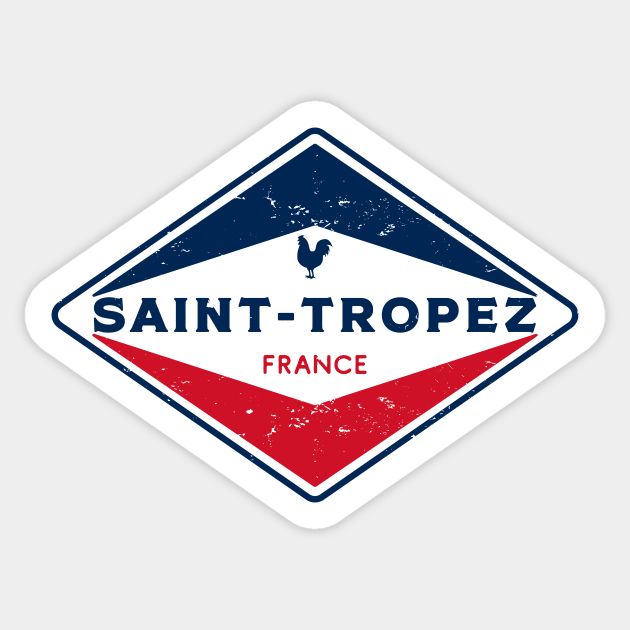Saint-Tropez France - Saint Tropez France - Aufkleber | TeePublic DE