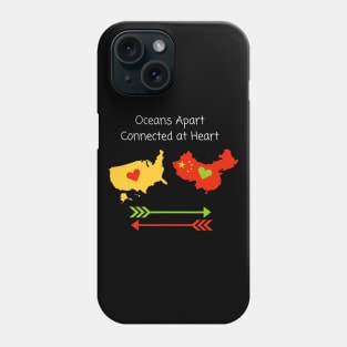 ESL Teacher Shirt Oceans Apart Connected at Heart Phone Case