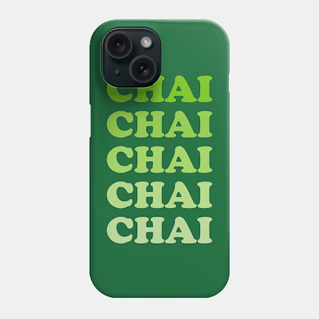 Green Chai Phone Case by Janremi