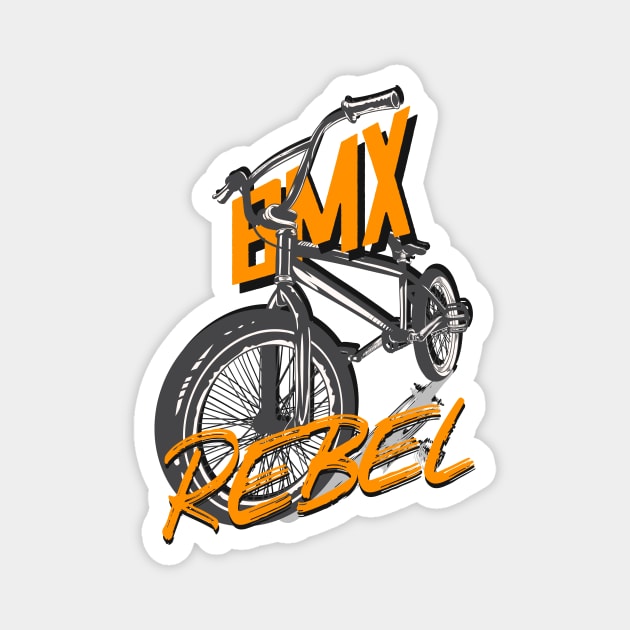 BMX Rebel Magnet by Foxxy Merch