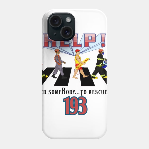 Help! Firefighters Phone Case by Leo Carneiro