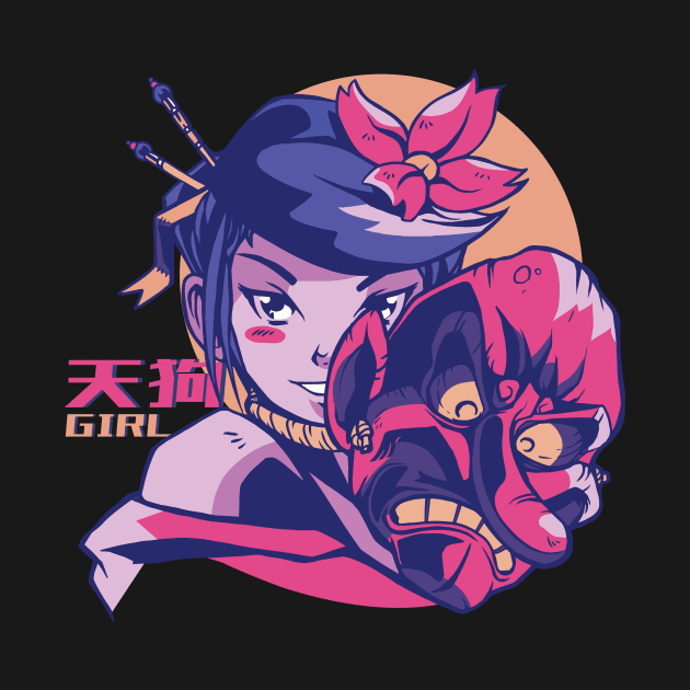 Anime Tengu Girl by Toda Loca