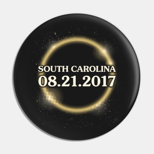 Solar Eclipse August 2017 South Carolina Pin