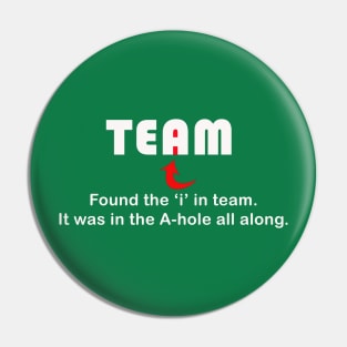 There IS an "i" in team. Pin