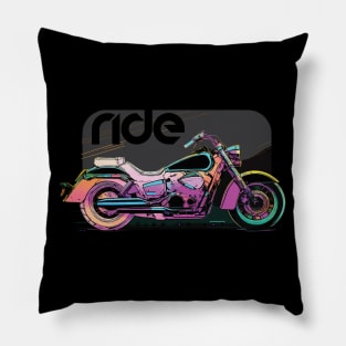 Ride shadow aero cyber Pillow