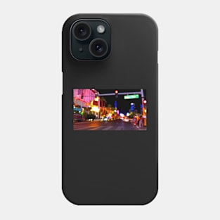 Night Drive Neon Blur Las Vegas 1 Phone Case