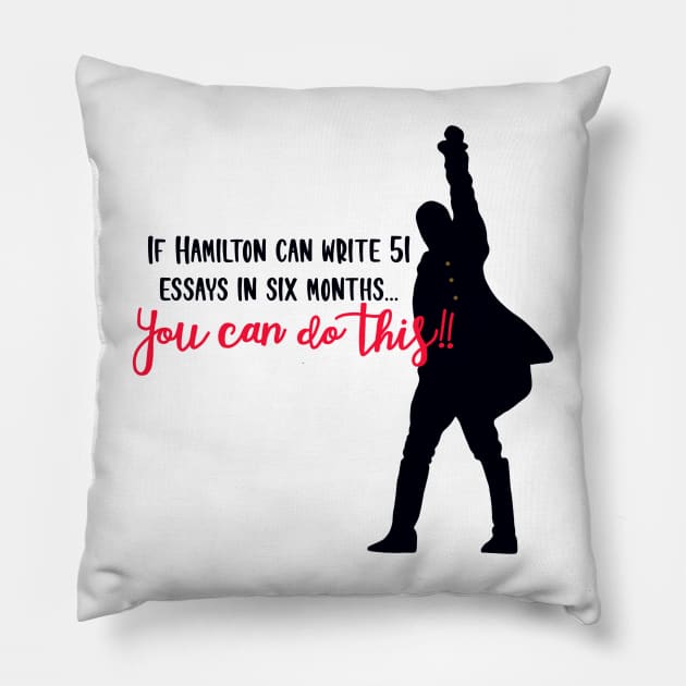 Hamilton- 51 Essays Pillow by maddie55meadows