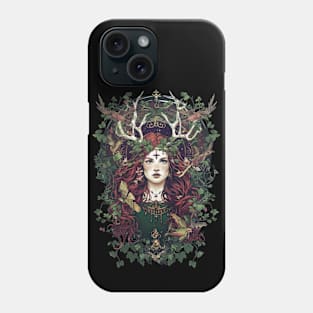Wiccan pagan goddess Phone Case