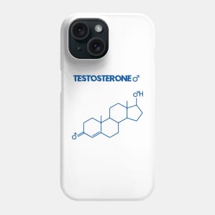 Testosterone male Hormone Chemical Structure Phone Case