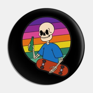 Beer, Skate and Punk Pin