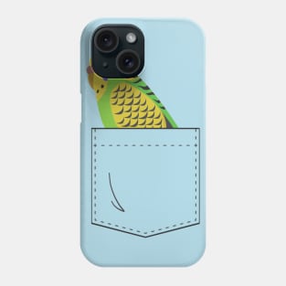 Budgie Parakeet Parrot In Your Front Pocket Phone Case