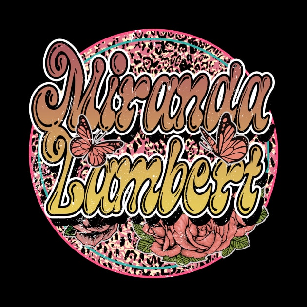 Graphic Proud Name Miranda Flower Birthday 70s 80s 90s Vintage Styles by Gorilla Animal