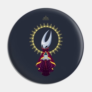 Crowned -Hollow knight hornet Pin