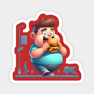 Burger lovers Magnet