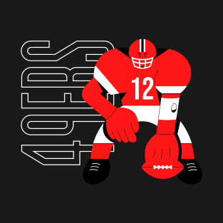 49 ers graphic design artwork T-Shirt