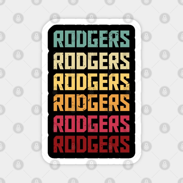 Aaron Rodgers vintage Magnet by AlfinStudio