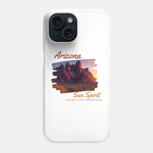 Arizona Sun Spirit Superstition Mountains 2 Phone Case