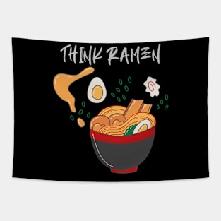 Think ramen ramyun ramyeon. Pasta Noodle lovers Tapestry