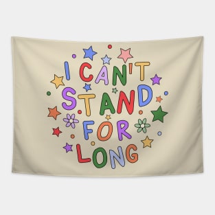 I Can't Stand For Long - Raising Awareness for Hidden Disabilities Tapestry