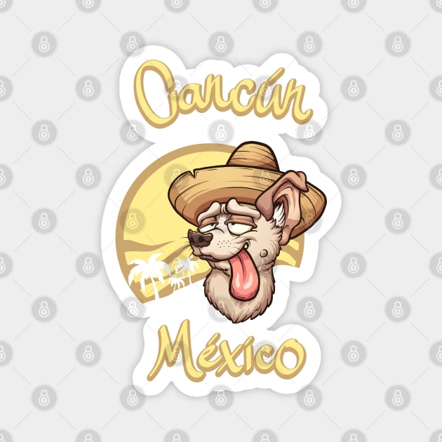 Chihuahua with sombrero Magnet by memoangeles