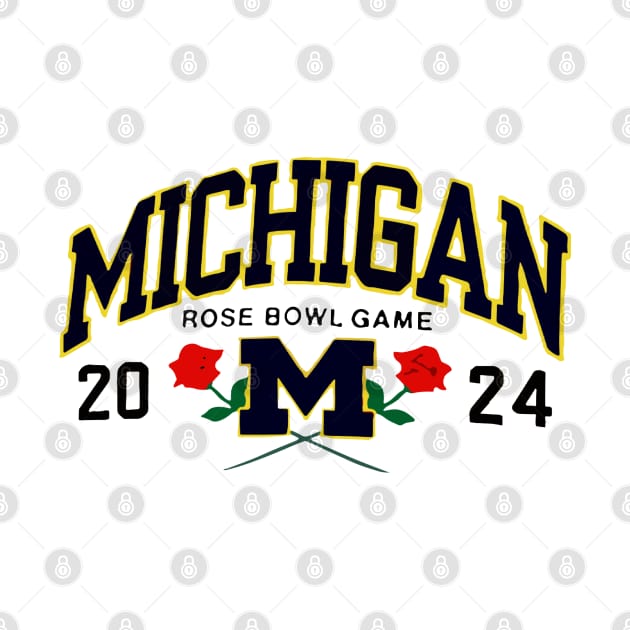 Michigan Rose Bowl Game 2024 Michigan Rose Bowl Game Crewneck