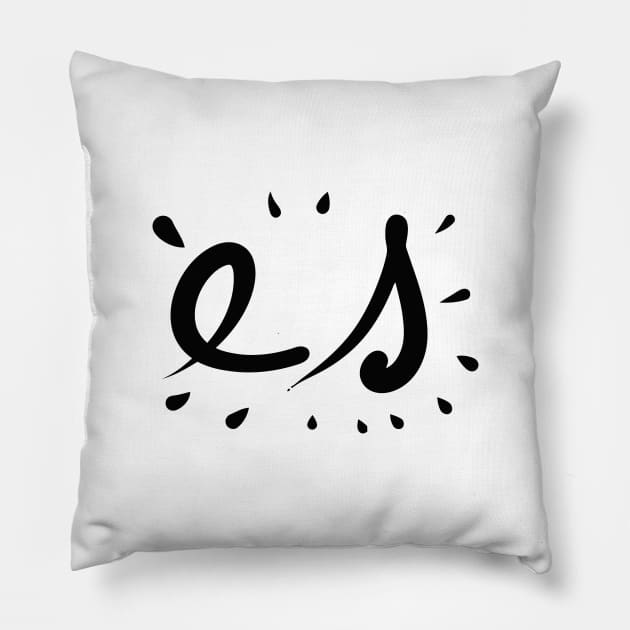 Official Emmanuel Signorino Signature Logo Pillow by signorino