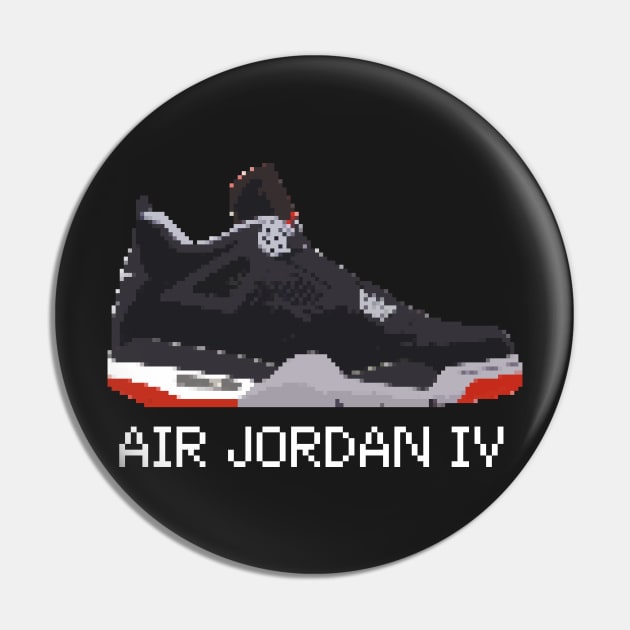 AIR JORDAN IV RETRO PIXELATED ART SHOE COLLECTION Pin by Buff Geeks Art