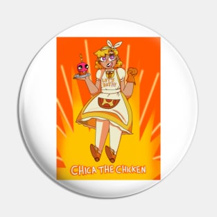 Chica The Chicken Gijinka Pin