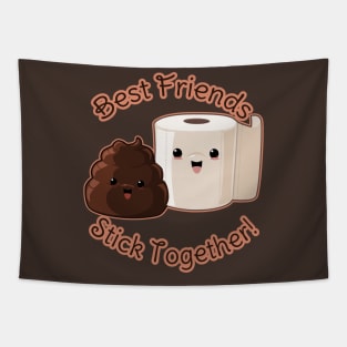 Poo and TP "Best Friends" Tapestry