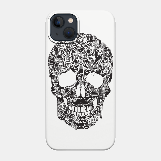 Made of Many Things - Skull - Phone Case