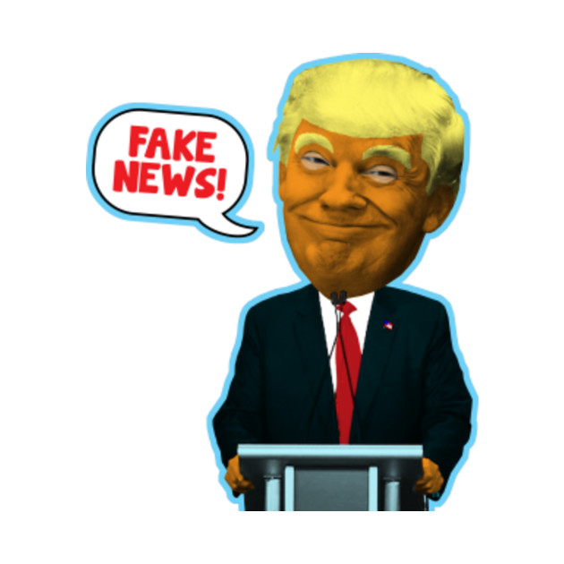 Image result for trump fake news cartoons