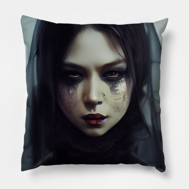 THE BEAUTY OF WOMAN Pillow by artbyalphonse