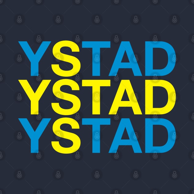 YSTAD Swedish Flag by eyesblau