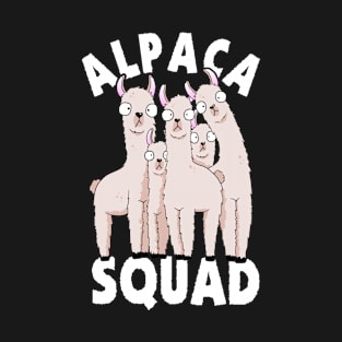 Alpaca Cool Lama Squad Family T-Shirt