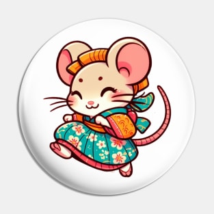 Dancing mouse Pin