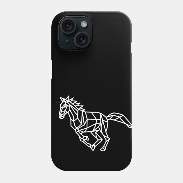 Origami Horse Phone Case by shaldesign