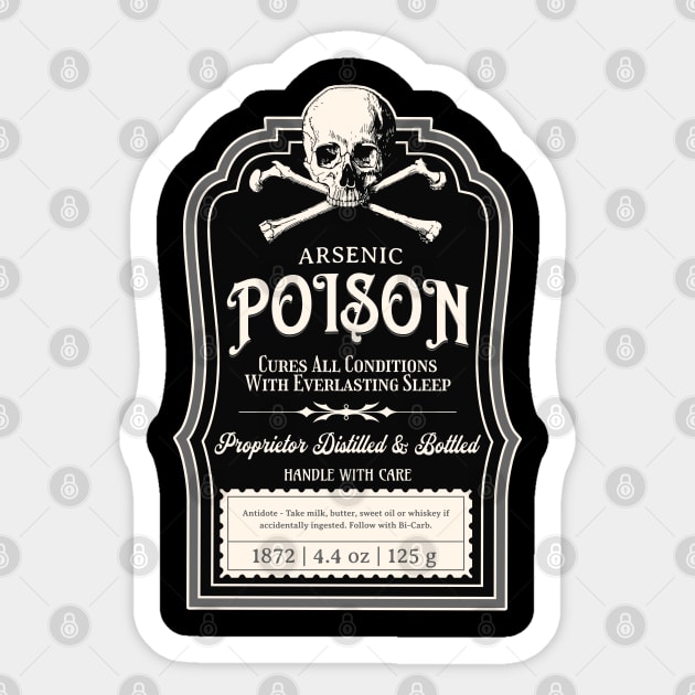 Medical Stickers, Old Fashioned Pharmacy Apothecary Poison Labels