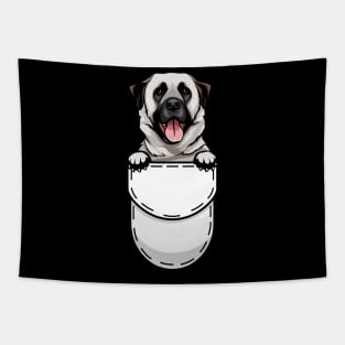 Funny Anatolian Shepherd Pocket Dog Tapestry