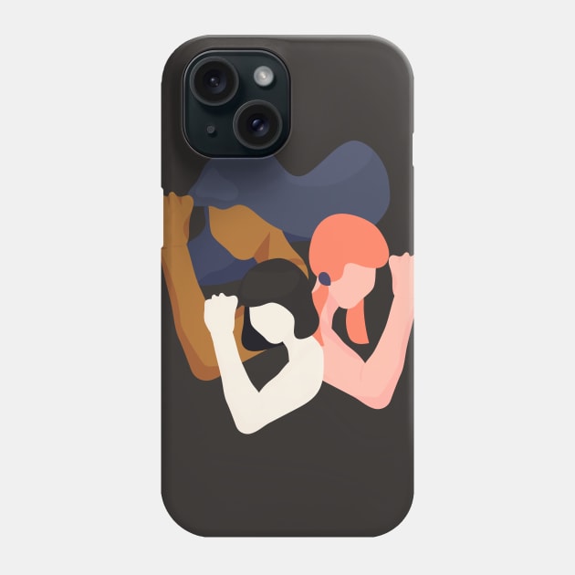 Girl and Woman Power Diversity Phone Case by tatadonets