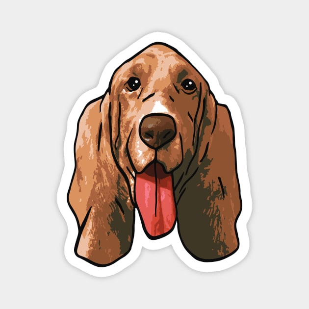 Basset Hound Dog Magnet by PetinHeart