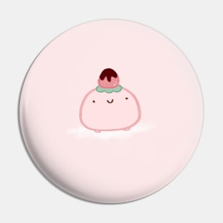 Kawaii strawberry mochi ice Pin