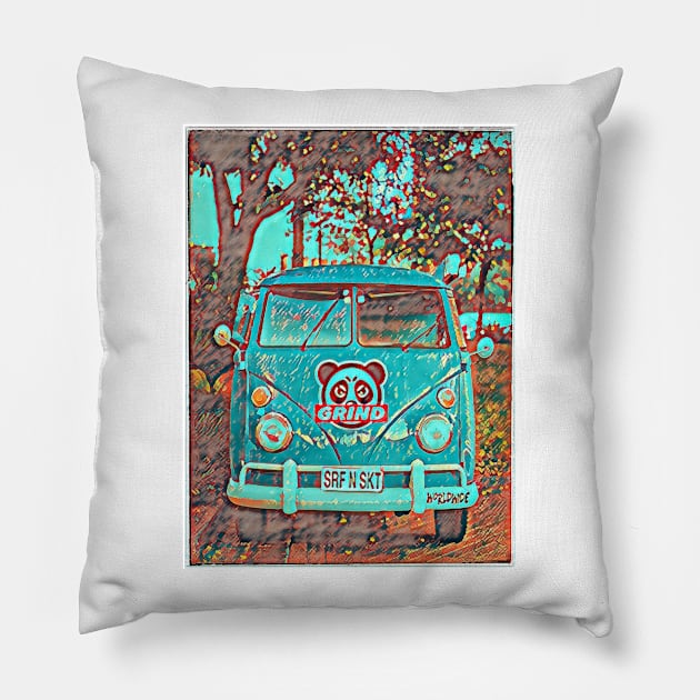 Grind Van Pillow by Digz