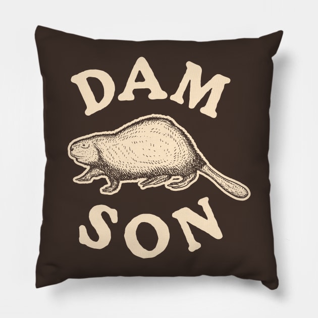 Dam Son Pillow by dumbshirts