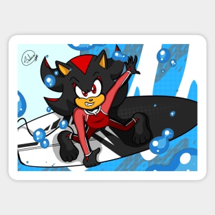 Shadow The Hedgehog mlm pride flag  Sticker for Sale by Trashcreatyre