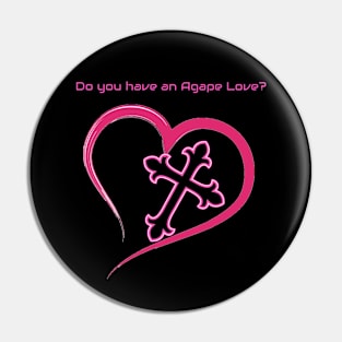 Agape Love Pin