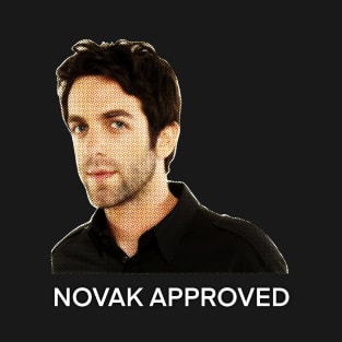 Funny BJ Novak Public Domain Image Tee Shirt - Novak Approved T-Shirt