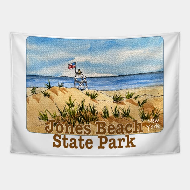 Jones Beach State Park, New York Tapestry by MMcBuck