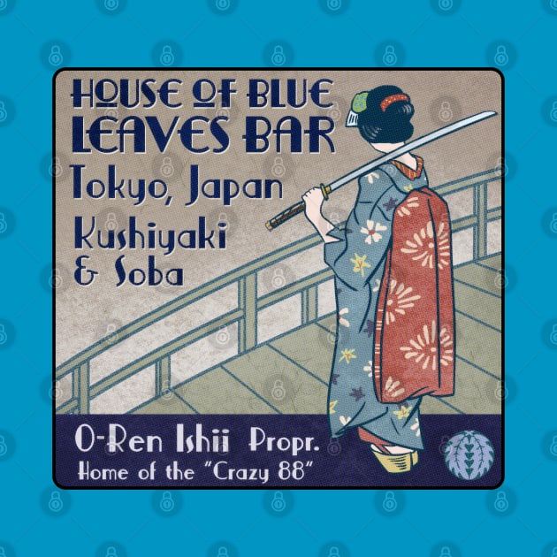 House of Blue Leaves Bar by ChetArt