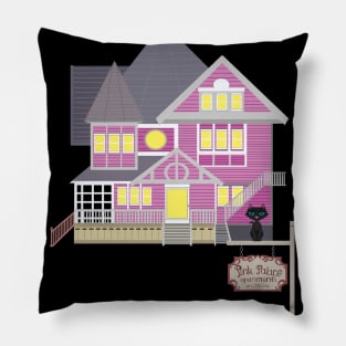 coraline the pink palace Pillow